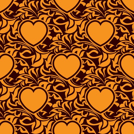 Vector illustration of valentine day seamless textureのイラスト素材