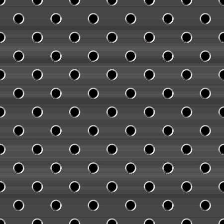 Vector illustration of Metal grid seamless patternのイラスト素材