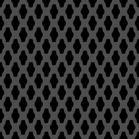 Vector illustration of Metal grid seamless patternのイラスト素材