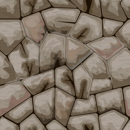 simple brown stone seamless pattern. Vector illustrationのイラスト素材