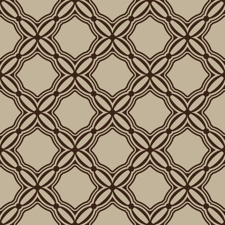 Simple Brown seamless wallpaper pattern illustrationのイラスト素材