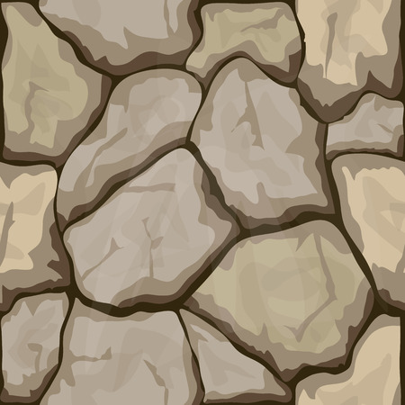 simple brown stone seamless pattern. Vector illustrationのイラスト素材