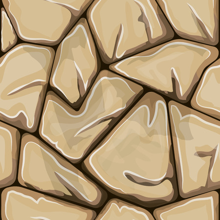 simple brown stone seamless pattern. Vector illustrationのイラスト素材