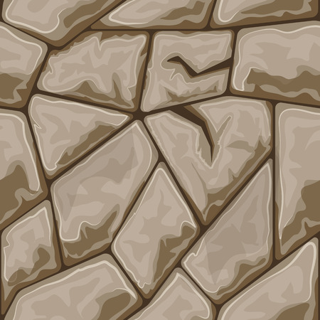 Simple brown stone seamless pattern. のイラスト素材