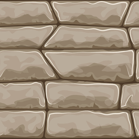simple brown stone seamless pattern. Vector illustrationのイラスト素材