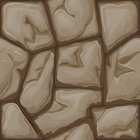 simple brown stone seamless pattern. Vector illustrationのイラスト素材