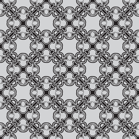 Simple black seamless wallpaper pattern vector illustrationのイラスト素材
