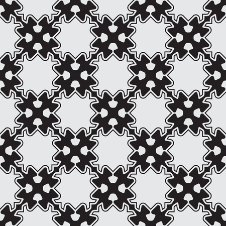 Simple black seamless wallpaper pattern vector illustrationのイラスト素材