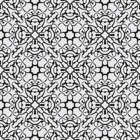 Simple black seamless wallpaper pattern vector illustrationのイラスト素材