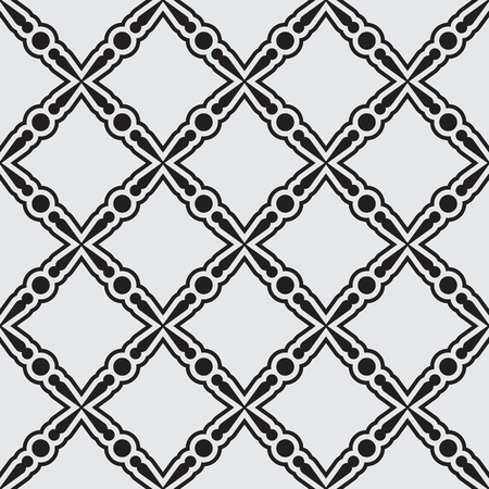 Simple black seamless wallpaper pattern vector illustrationのイラスト素材