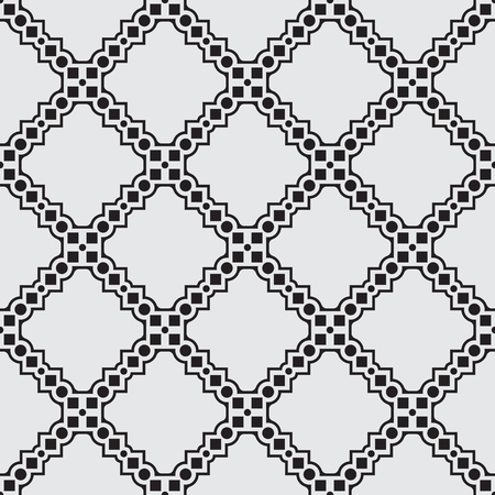Simple black seamless wallpaper pattern vector illustrationのイラスト素材