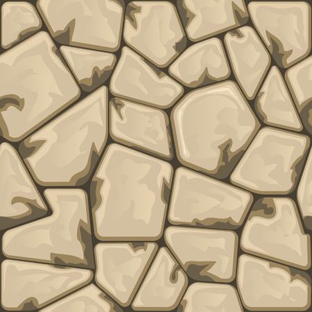 simple brown stone seamless pattern. illustrationのイラスト素材