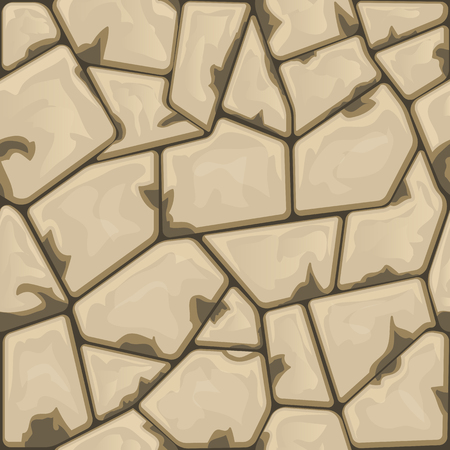 simple brown stone seamless pattern. illustrationのイラスト素材
