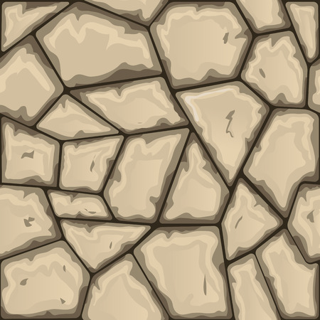 simple brown stone seamless pattern. Vector illustrationのイラスト素材