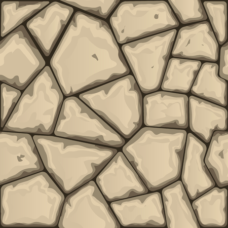 simple brown stone seamless pattern. Vector illustrationのイラスト素材