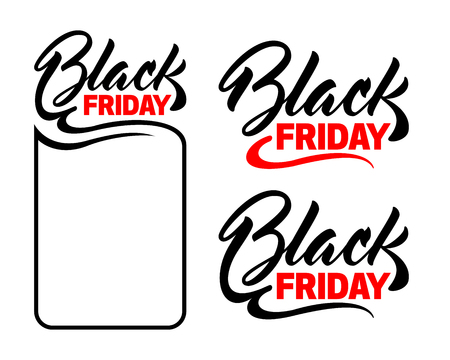 Inscription Black Fridayのイラスト素材
