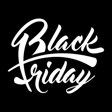 Inscription Black Fridayのイラスト素材