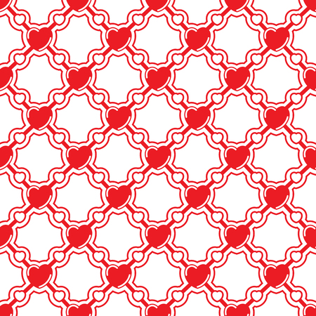 Valentines day seamless pattern Vector illustration.のイラスト素材