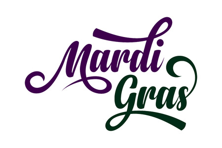 Mardi Gras textのイラスト素材