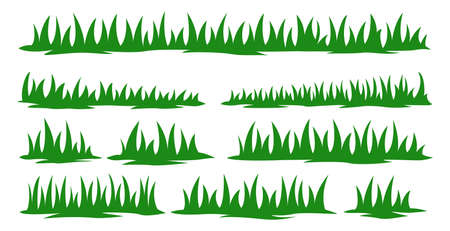 Green grass collectionのイラスト素材