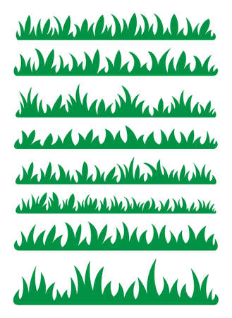 Green grass collectionのイラスト素材