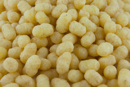 Many of tasty yummy crisps and chips