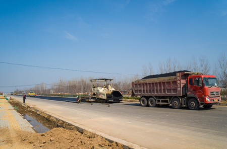 Asphalt pavementのeditorial素材