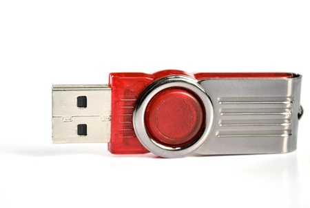 Usb flash memory isolated on the white background - Handy drive - Thumb drive - Portable flash usb drive - usb stickの写真素材