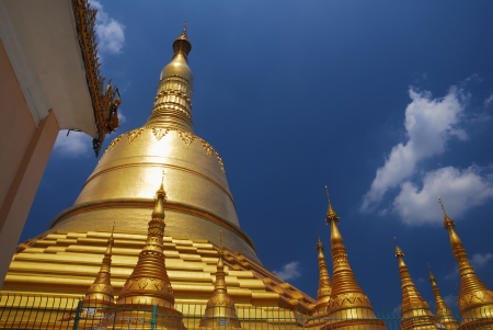 Pagoda,Yangon, Myanmar - Golden pagodaの写真素材