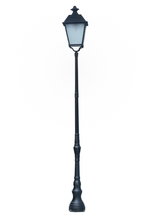 Lamp Post Street Road Light Pole,isolated - Old style street lampの写真素材