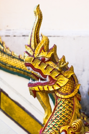 King of naga - dragon statueの写真素材
