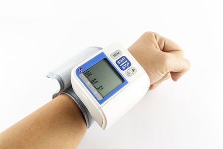 Blood pressure meter medical equipmentの写真素材