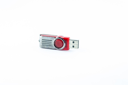 Usb flash memory isolated on the white background - Handy drive - Thumb drive - Portable flash usb drive - usb stickの写真素材