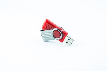 Usb flash memory isolated on the white background - Handy drive - Thumb drive - Portable flash usb drive - usb stickの写真素材