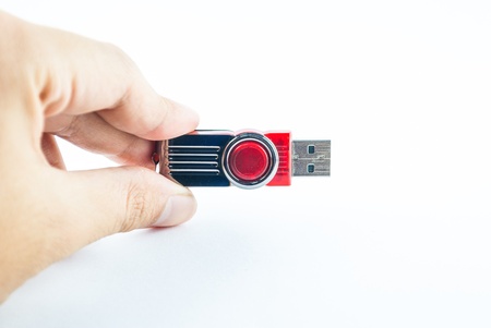 Usb flash memory isolated on the white background - Handy drive - Thumb drive - Portable flash usb drive - usb stickの写真素材
