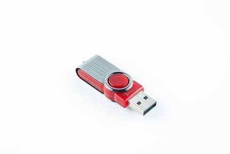 Usb flash memory isolated on the white background - Handy drive - Thumb drive - Portable flash usb drive - usb stickの写真素材