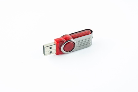 Usb flash memory isolated on the white background - Handy drive - Thumb drive - Portable flash usb drive - usb stickの写真素材