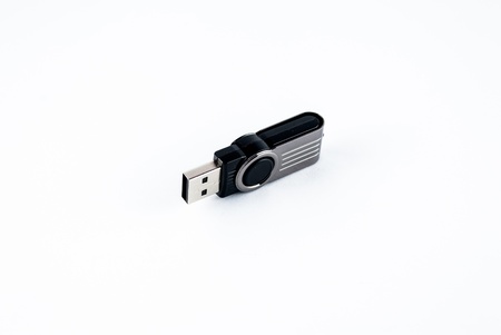 Usb flash memory isolated on the white background - Handy drive - Thumb drive - Portable flash usb drive - usb stickの写真素材