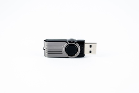 Usb flash memory isolated on the white background - Handy drive - Thumb drive - Portable flash usb drive - usb stickの写真素材