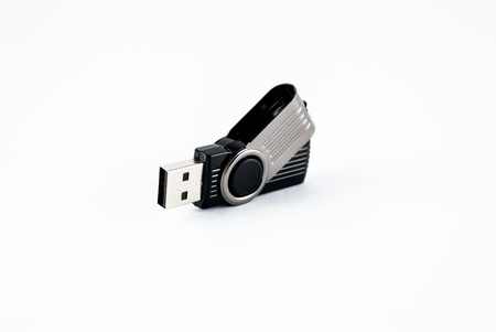 Usb flash memory isolated on the white background - Handy drive - Thumb drive - Portable flash usb drive - usb stickの写真素材