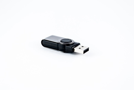Usb flash memory isolated on the white background - Handy drive - Thumb drive - Portable flash usb drive - usb stickの写真素材