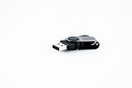 Usb flash memory isolated on the white background - Handy drive - Thumb drive - Portable flash usb drive - usb stickの写真素材