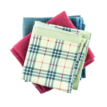 Handkerchief isolated on the white backgroundの写真素材