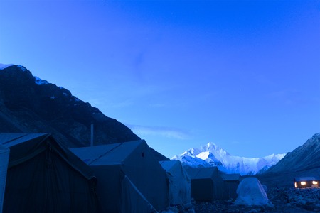Mount Qomolangma strongholdの写真素材