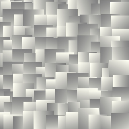 Abstract background from geometrical objects. The grey squares. Vector illustration. Eps 10.のイラスト素材