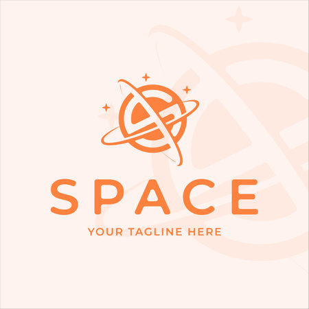 letter s space logo vector illustration template icon graphic designのイラスト素材
