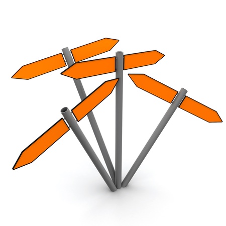 Blank signpost の写真素材