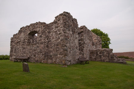 church ruinの写真素材