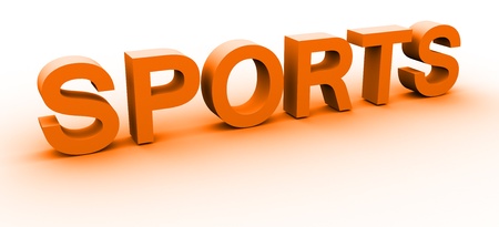 word Sports / 3D の写真素材