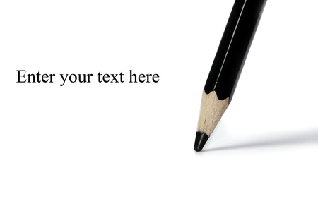 Pencil isolated on white backgroundの写真素材